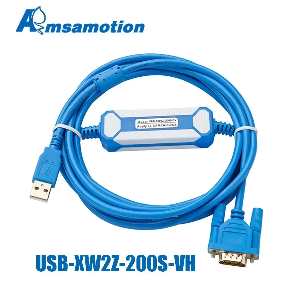 

Модернизированный кабель для программирования ПЛК Amsamotion USB-XW2Z-200S-VH для серии Omron CQM1H/CPM2C USB-RS232 для COM1/cm2a/cs