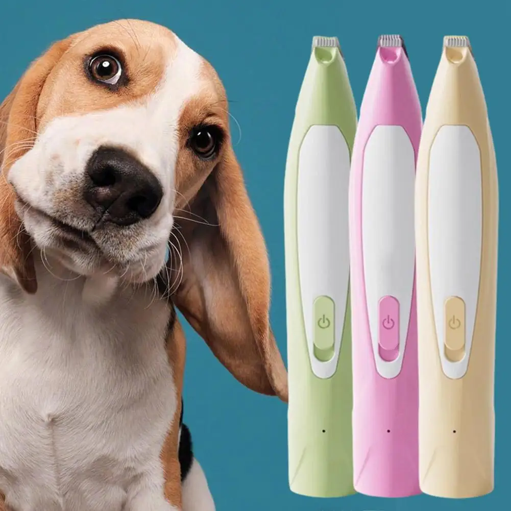 

Электрическая бритва для ног для домашних животных, бесшумная бритва для кошек и собак, стрижка лап, волосы, толкатель для кошек, специальная машина для ног собаки, лапа W4F6