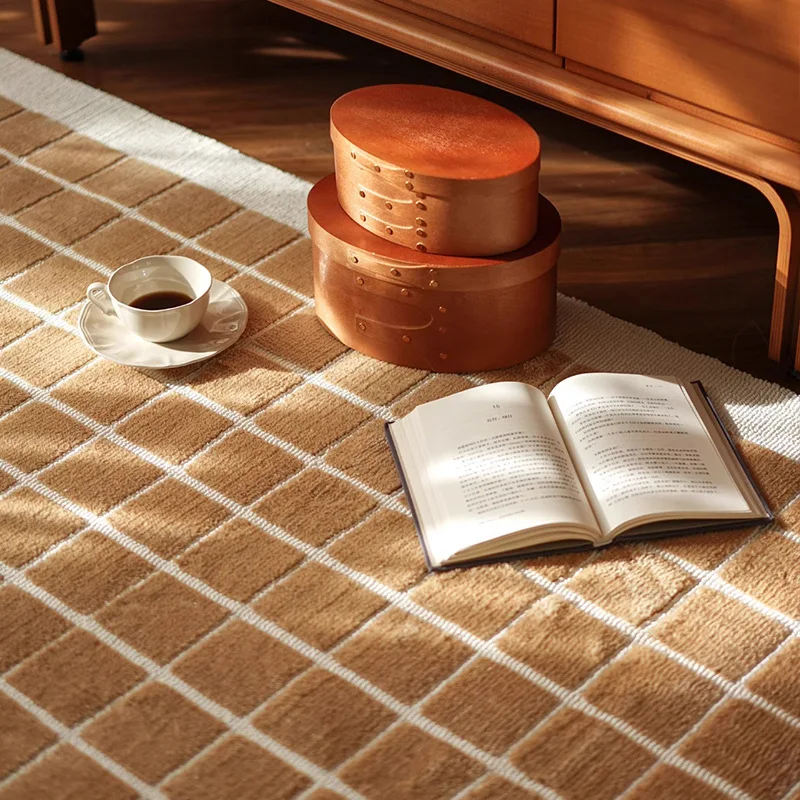 أريكة سجادة للقطط، غرفة المعيشة، غرفة النوم، مرحاض بسيط ومتقدم، حصيرة أرضية فائقة النعومة من البوليستر لتزيين الغرفة العتيقة، حجم مخصص
