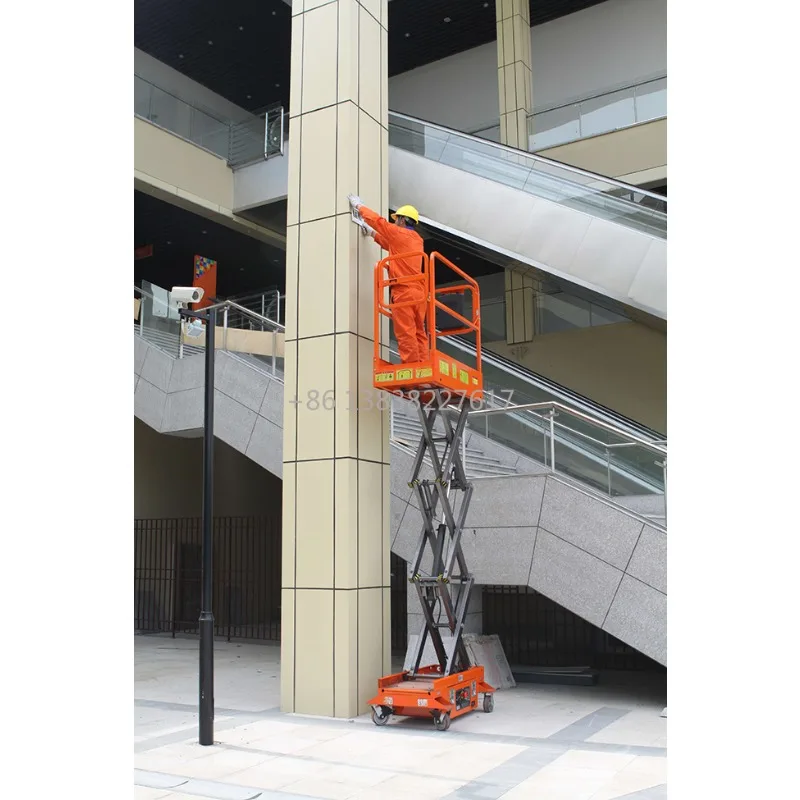 Factory Direct Supply 4m-18m Automatic Self-propelled Hydraulic Scissor Lift Aerial Lifting Platform