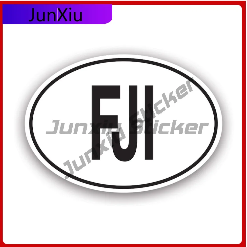 

Fji Fiji Country Weather Resistant Fade Resistant Cool For Bumper Motorcycle Helmet Removable Self Adhesive Decoration Cartoon