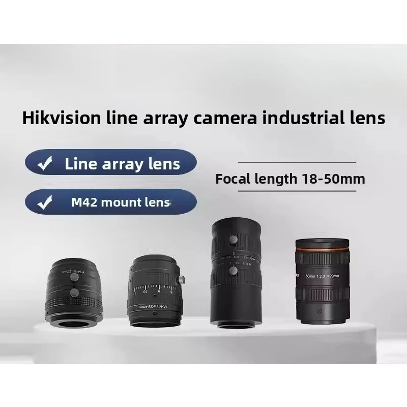 New HIKROBOT Hikvision AF Series 4k Linear Array Lens 50mm Focal Length M42 Interface MVL-AF1828M-M42B MVL-AF2045M-M42