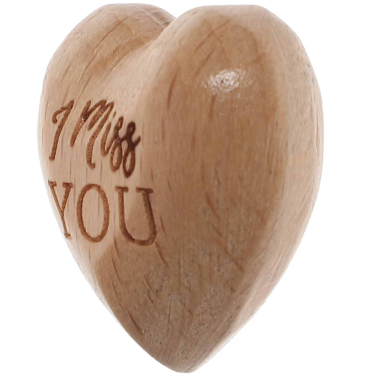 

1pcs Wooden Heart Ornament Decorative Home For Desktop Office Living Room Bedroom Wood Heart Sculpture Table Adornment