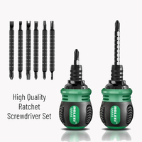 Xiaomi 12 in 1 Portable Ratchet Screwdriver Set Multifunctional Adjustable Inner Cross Shaped Triangular Plum Screw Driver Tool