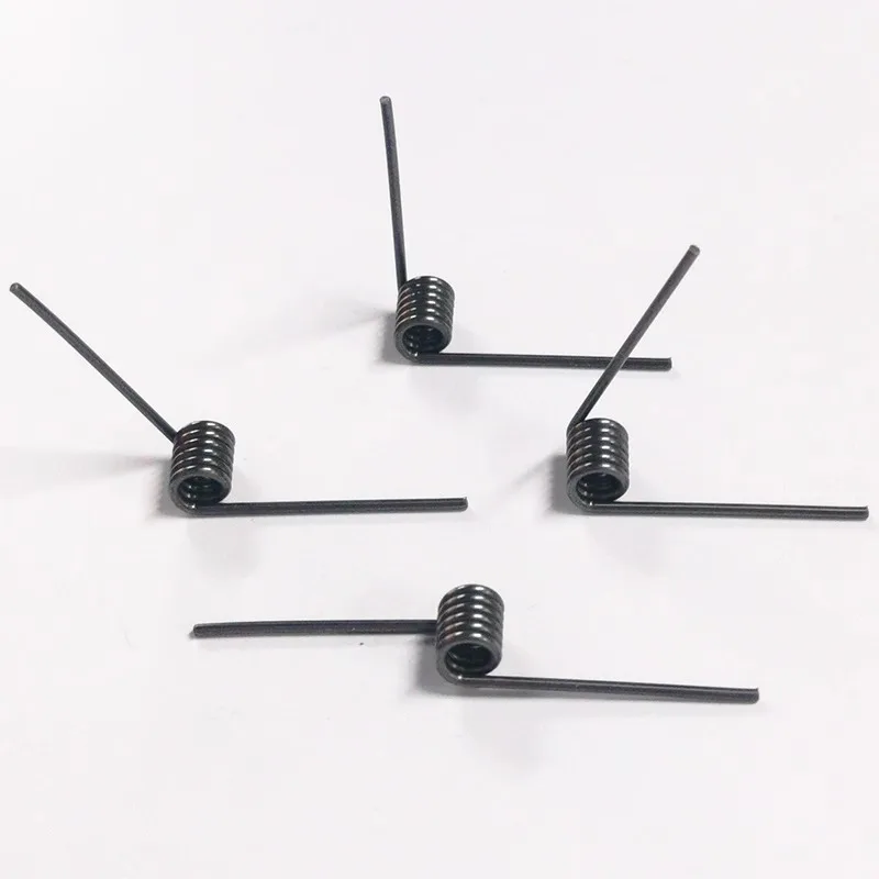 65Mn 스프링강 정밀 비틀림 스프링 와이어의 직경은 0.4mm이며, 변형은 60입니다. ° , 90 ° , 120 ° 및 180 °