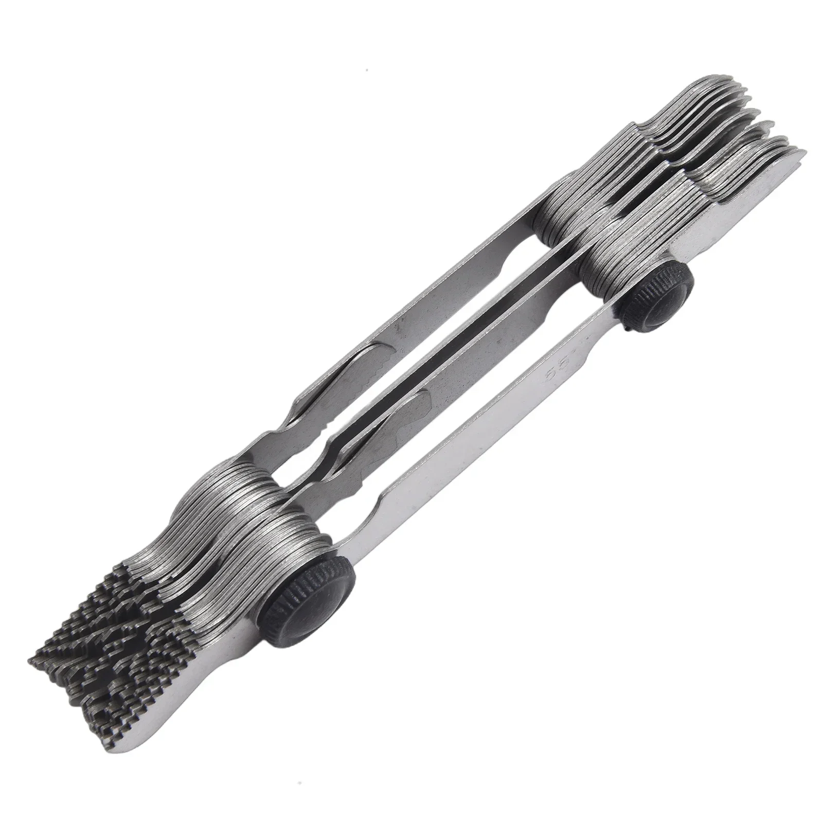 New Thread Gauge Tooth Gauge Template Gauge Metric 60° Tool UK 55° 58PCS Carbon Steel Electroplating Etched Scale