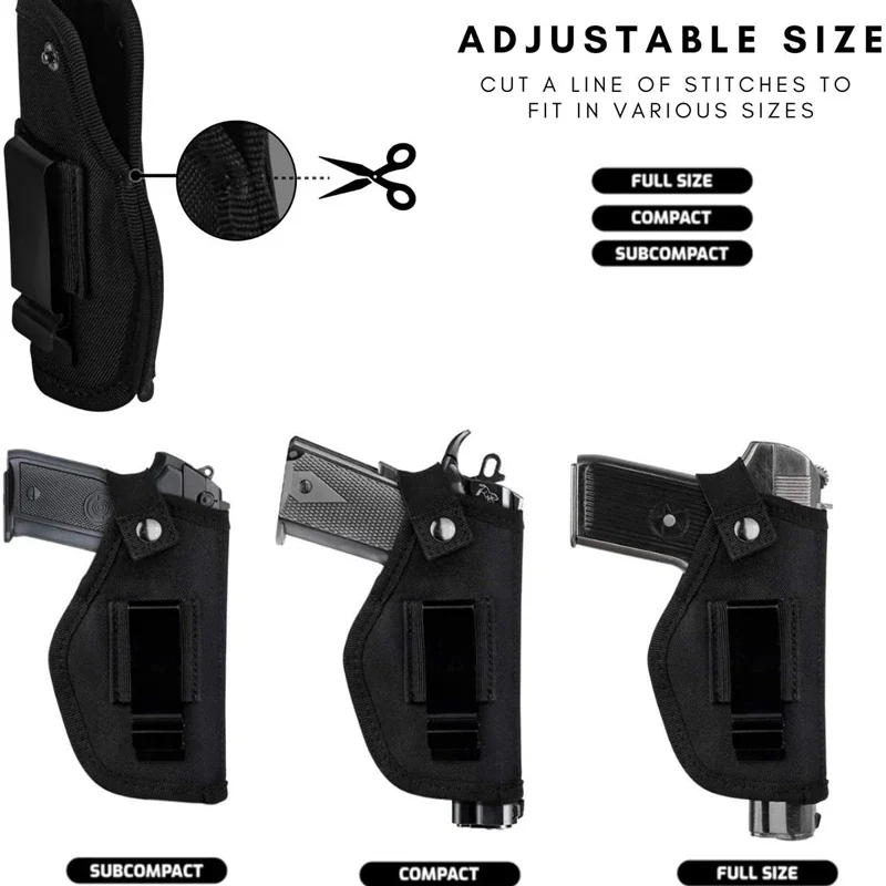 Holster Right Left OWB IWB Universal for Inside Concealed Carry Holster for G17 19 23 25 26 27 29 30 32 33 38 42 43 S&W M&P view 2
