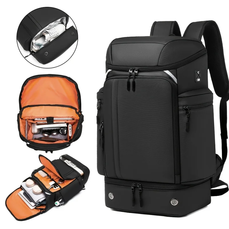

Leisure backpack, large capacity, sports travel, dry wet separation, lightweight laptop, business travel, computer bag