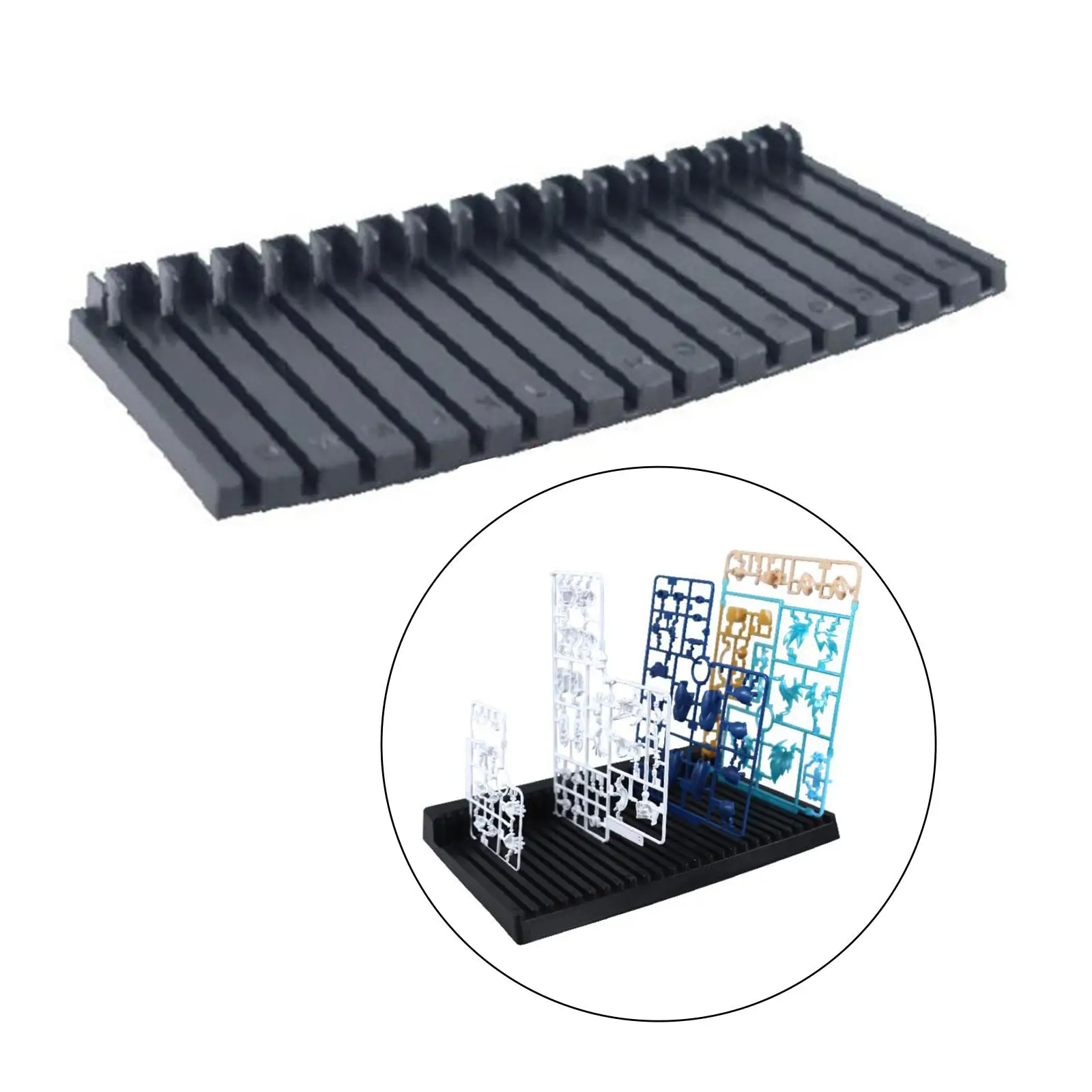Plastic Tool Drawer Storage Container Rack Holder for Miniature Model Enthusiasts and DIY Action Figure Accessories