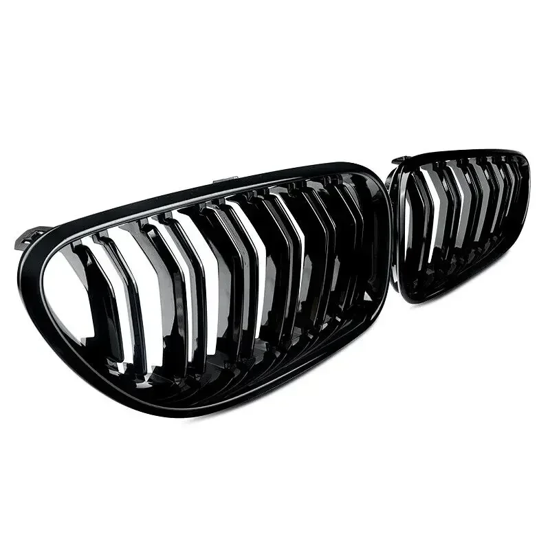 Front Kidney Grille Grill Gloss Black For BMW F12 F13 F06 M6 640i 650i 2012-2018