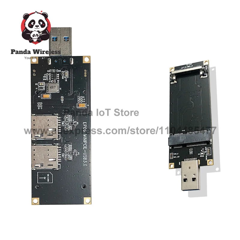 1PC MINI PCIE To USB 3.0 Adapter Key Board With Dual SIM card slot for 4G EP06-E EP06-A EC25-E EC25-AF EC25-EU EG25-G EC25-A