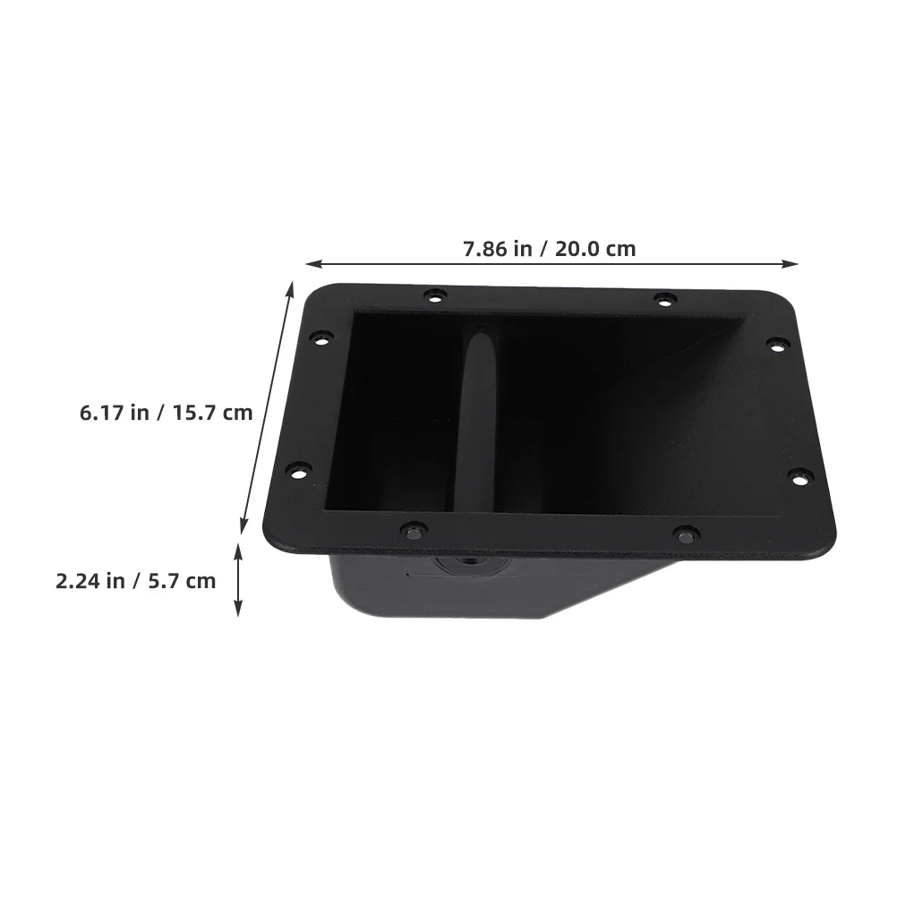 

4pcs Plastic Speaker Handle Durable Smooth Edge No Pre-Drill Easy Install For Subwoofer Amplifier Cabinet Outdoor Gate Fence