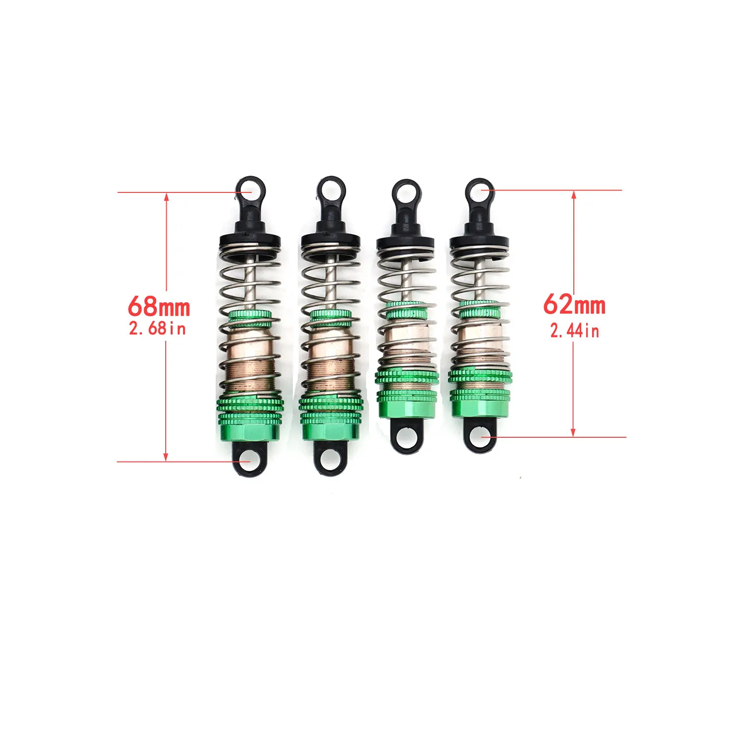 4PCS YSIDO Stoßdämpfer Dämpfer für Wltoys 144001-02 144010 124007 124008 124016 124018 124019 1/12 1/14 RC Off-road Auto Teile – Detail 23