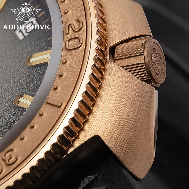 ADDIESDIVE Men Automatic Watch NH35A 41mm Sapphire Glass 100m Waterproof Wristwatch Super Luminous Men's Machinery Watches 2097