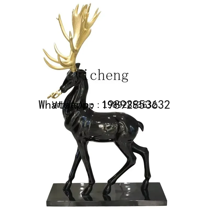 

Большая напольная скульптура J5, декоративное изделие для интерьера, мягкий декор для отелей, имитация животных.