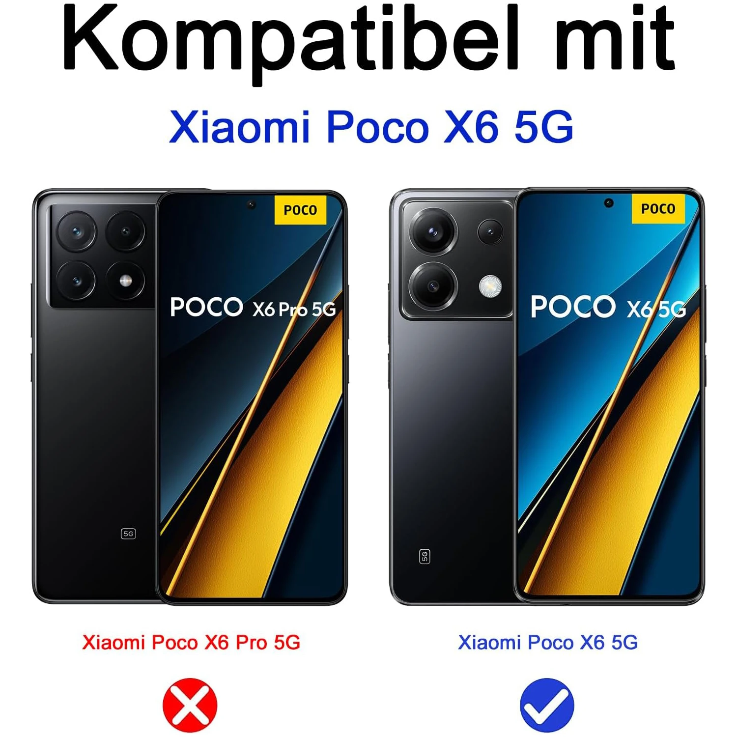 

1/2/3/4Pcs For Xiaomi POCO X6 Tempered Glass Screen Protector Glass