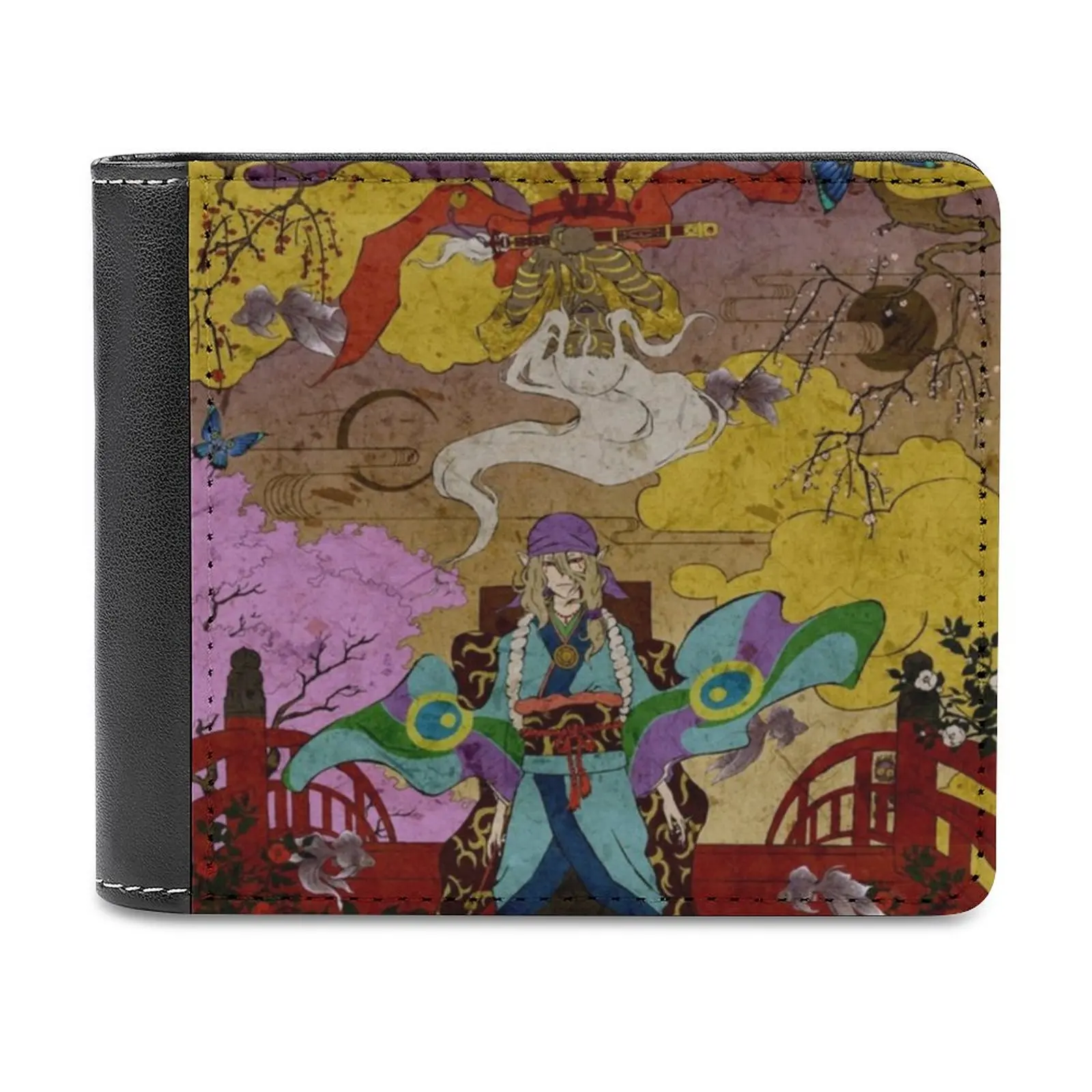 

Кожаный кошелек Kusuri, мужской кошелек, персонализированный кошелек своими руками, подарок на день отца, Kusuri, аниме, манга, принцип персонажа