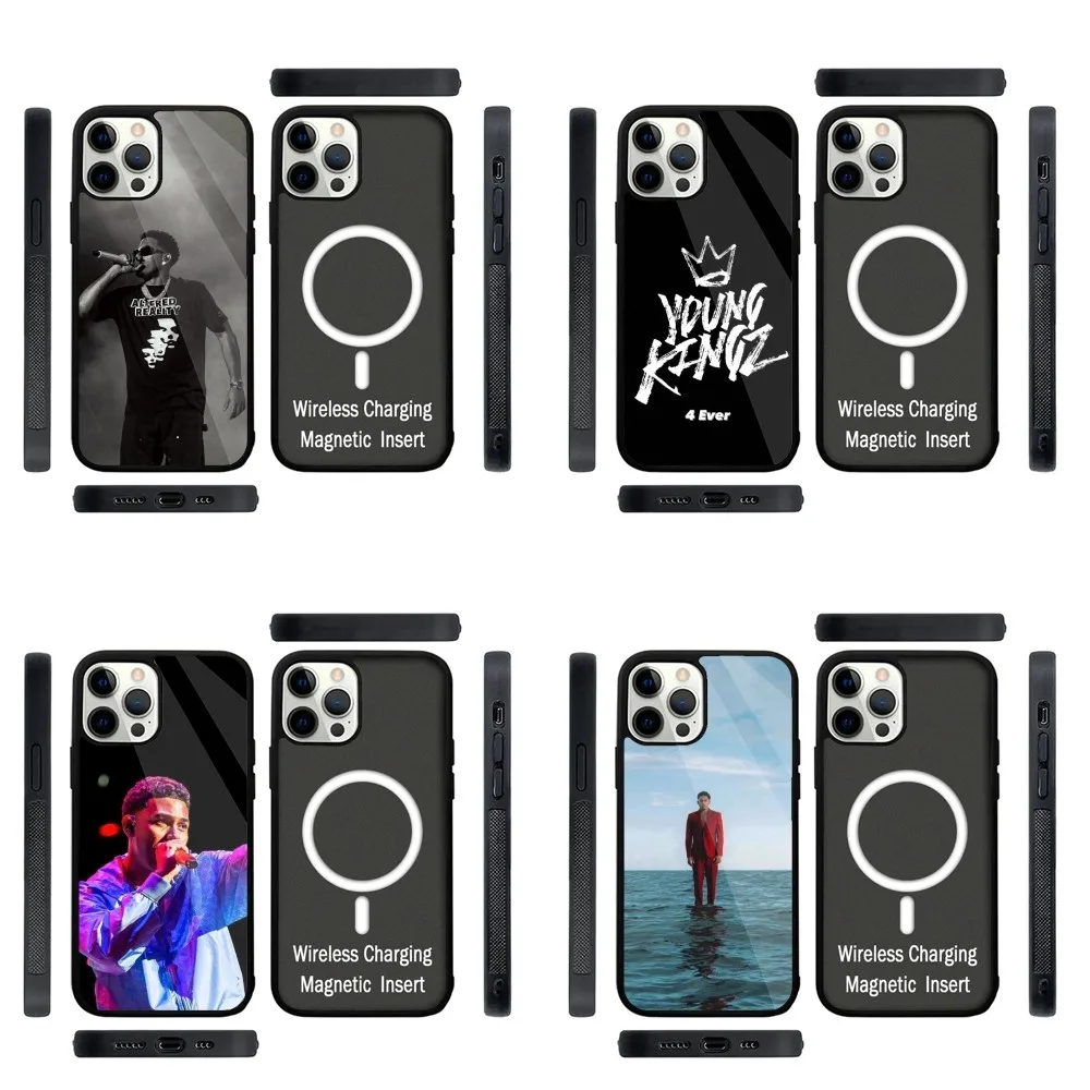 

M-Myke T-Towers Rapper Phone Case Strong Magnetic For IPhone 15,14,13,Pro,Max,Plus,11,12,Mini For Magsafe Wireless Charging
