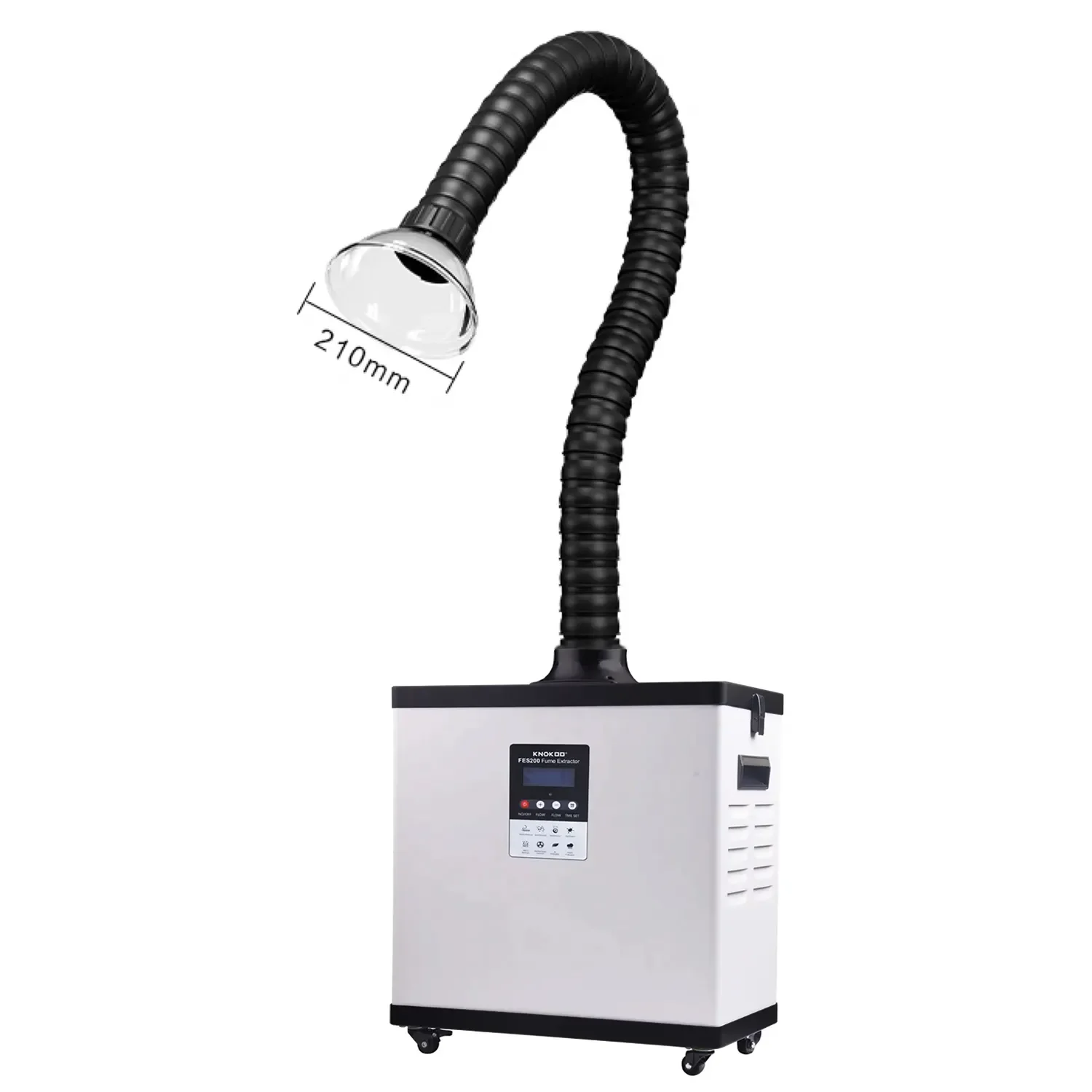 KNOKOO 210W 흄 추출기 FES200 (헤어 살롱 케라틴 트리트먼트, 뜸, 뷰티 CO2 레이저 트리트먼트 및 스킨 클리닉용)