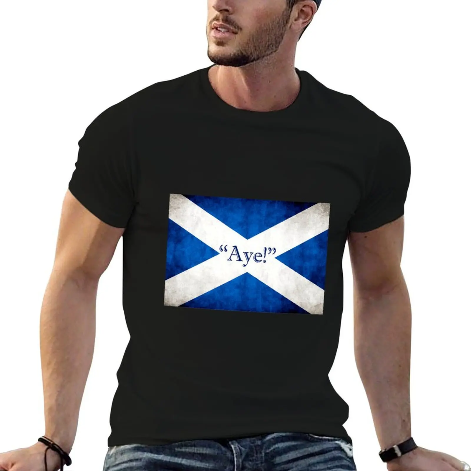 

Scotland - AYE! T-Shirt t shirts for man cotton funny man t shirts cotton T-Shirt