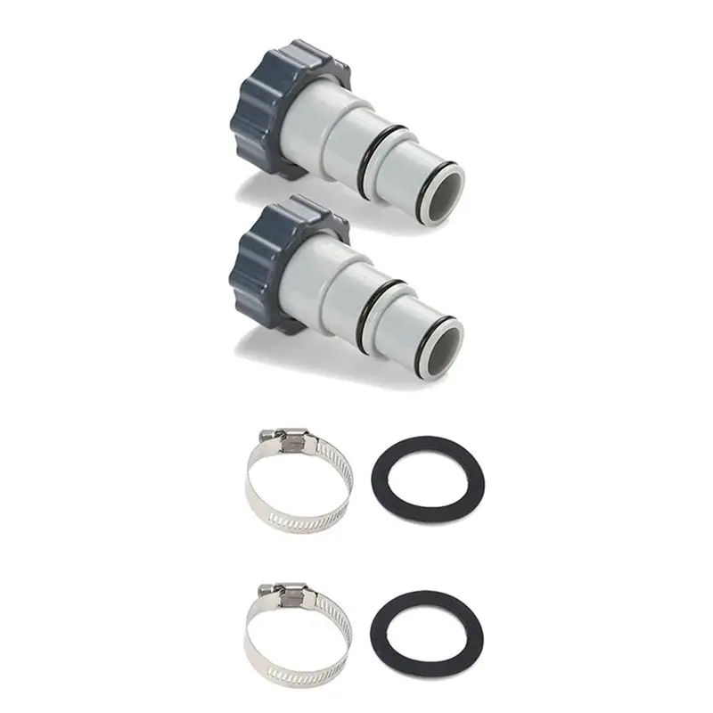 J1UL1N Drain Adapter Replacement Hose Adapter Anti Leak Plastic Pool Drain Pump Thread Connection Valve