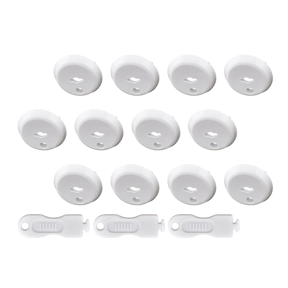 

18 pcs Socket Protection Cover Kids Outlet Electric Plug ABS Shock Proof Safety Home Use Baby Protection Anti Electric