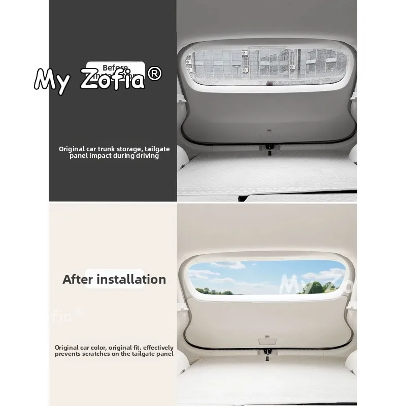 Car Rear Tailgate Anti-Scratch Protector Sticker Auto Trunk Gate Guard Anti-Scratch Accessories For GWM Ora 5 2025 2026 2027