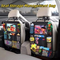 Car Seat Storage Organizer Multifunctional Oxford Fabric Car Back Multi Pocket Storage Bag with Touch Screen Tablet Holder