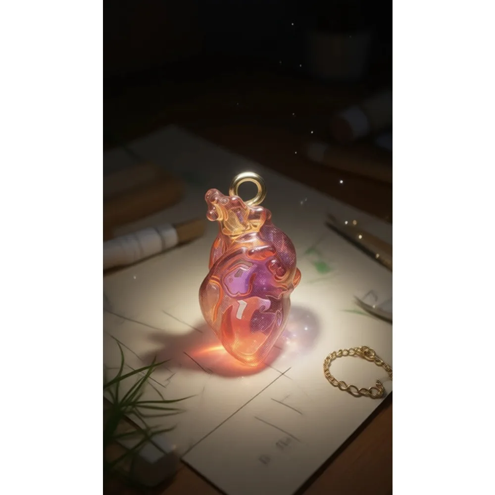 

20 шт. темно-красных анатомических подвесок в форме сердца, 3D-подвески в виде человеческих органов, готические подвески из смолы для изготовления украшений и поделок.