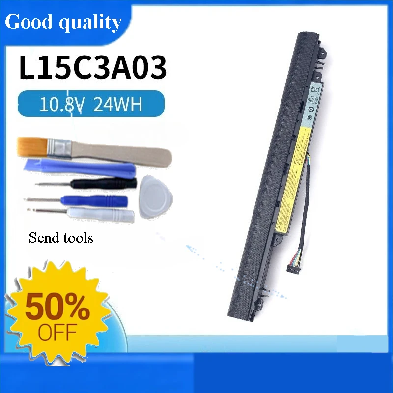 New L15C3A03 Li-ion Battery Fit for Lenovo Ideapad 110-14IBR 110-15IBR 110-15ACL 110-14AST Notebook