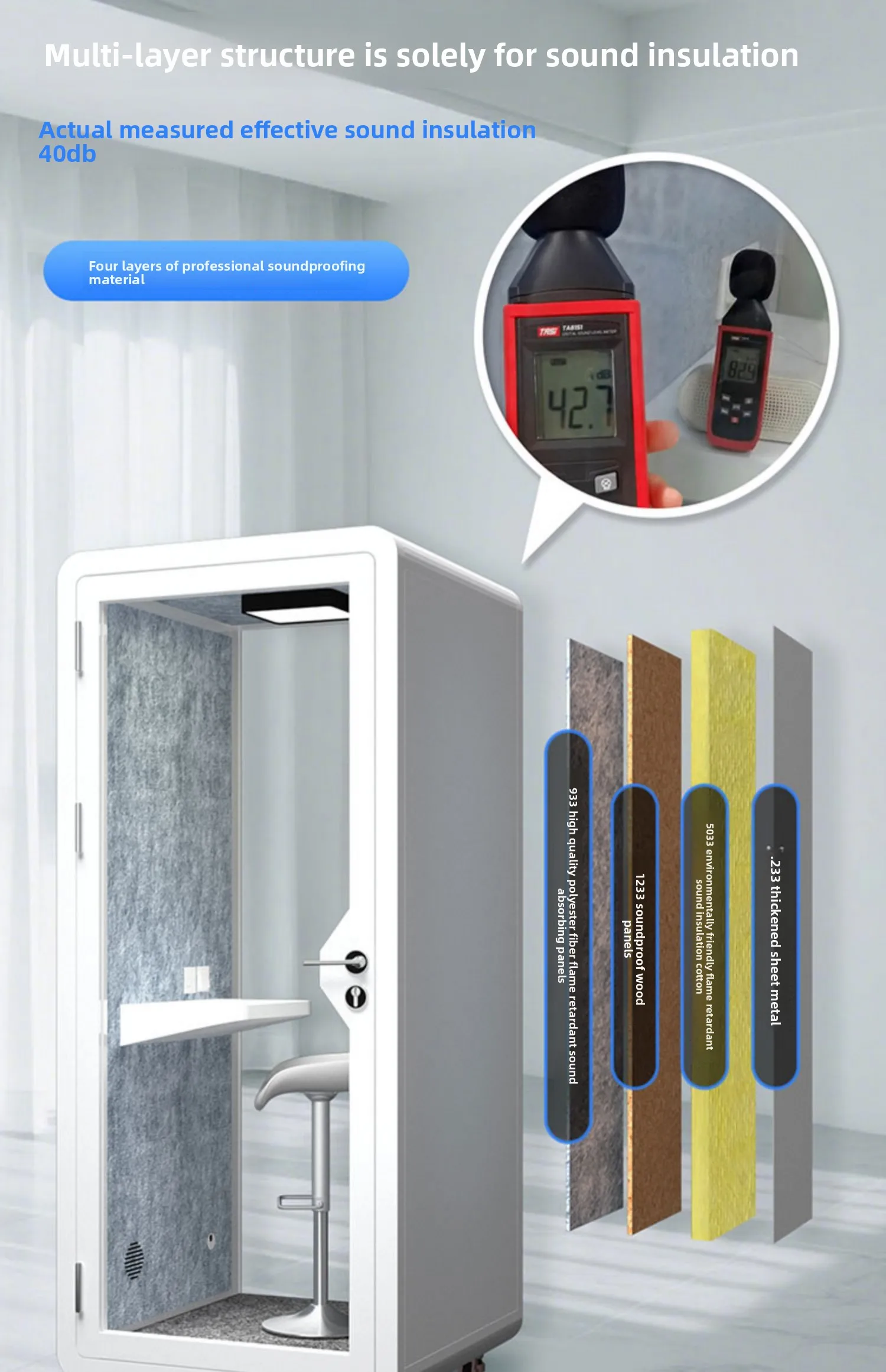 LMM المنزل البيانو مستودع صامت تيار مباشر غرفة الممارسة تسجيل استوديو كشك الهاتف المحمول #2