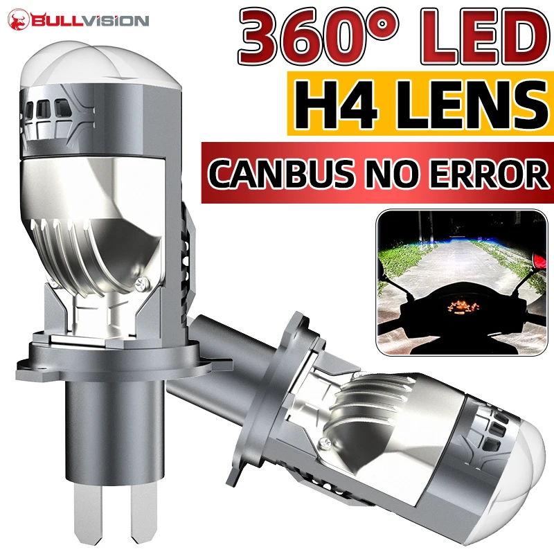 

New H4 LED Headlight Bulb Projector H4/9003/HB2 Canbus Super Bright LED 6000K High Low Beam Apply For Car&Motorcycle 12V 24V