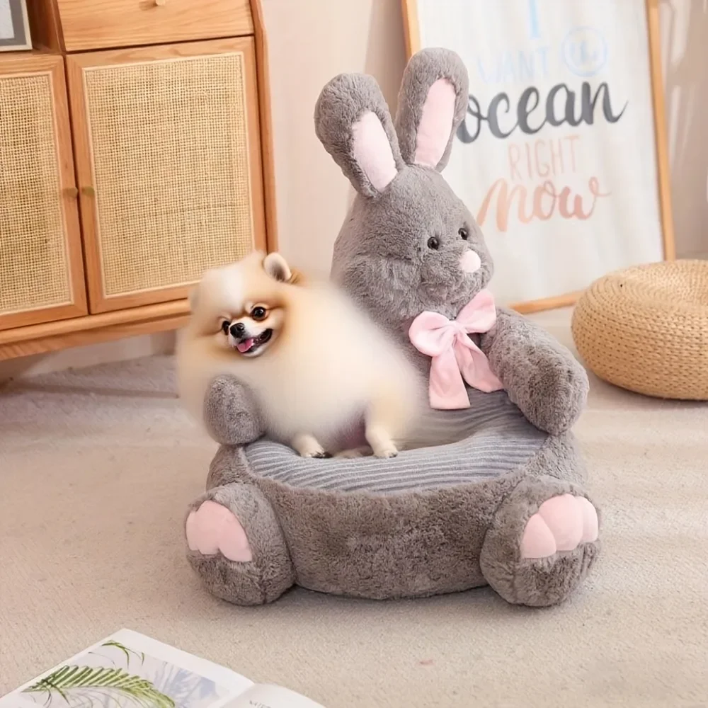 

Animal Couch Cute Bunny Couch Bed for Dogs Pets Supportive Cat Sofa for Indoor Cats Small Dog Sofa Bed for Small Dogs Indoor