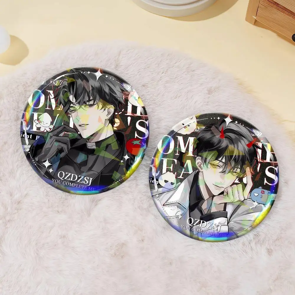 Anime O-Omniscient Readers V-Viewpoint Badge Set Glass Shine Brooches Lapel Backpack Costume Gifts Decoration birthday