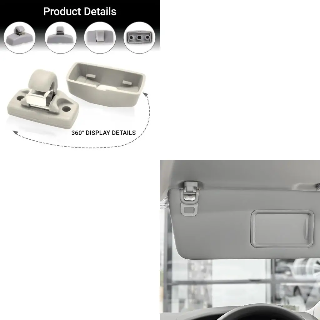  Secure Sun Visors Hook 3B0857561B Car Visors Clip Easy to Use for Automotives