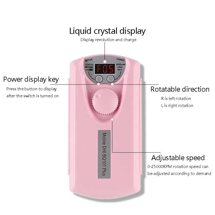 Manicure Polishing Machine for Nails Portable Electric Nail Remover Nail Art Machine