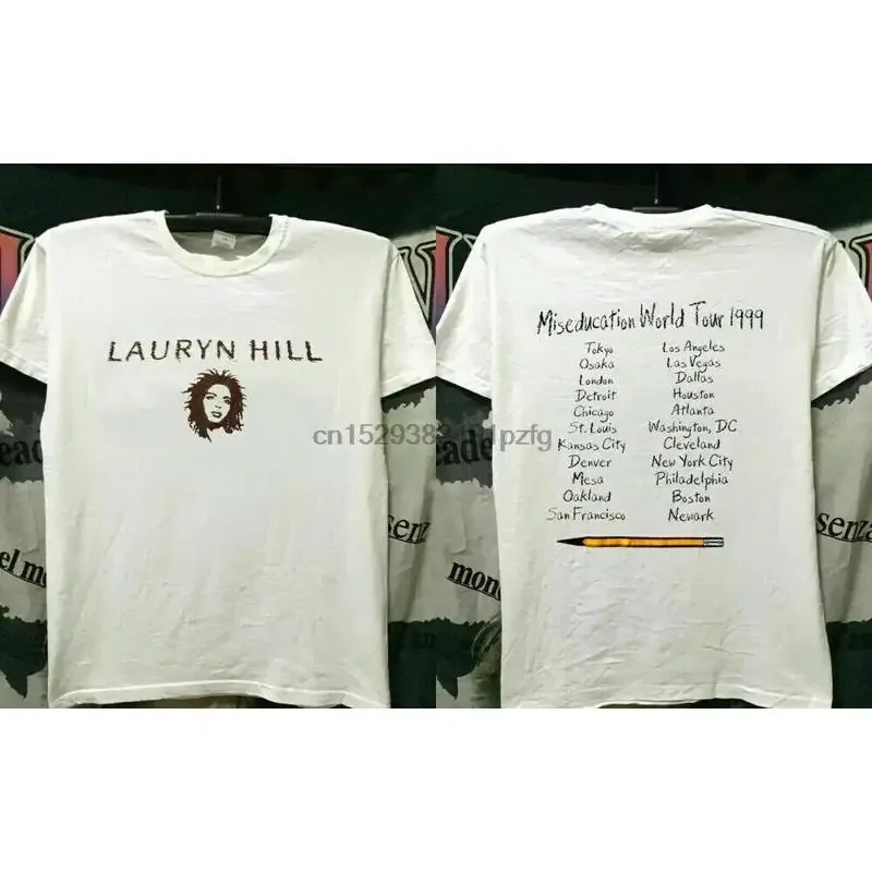 Vintage Lauryn Hill 90S Singer Rapper T Shirt Reprint Usa Size Webp