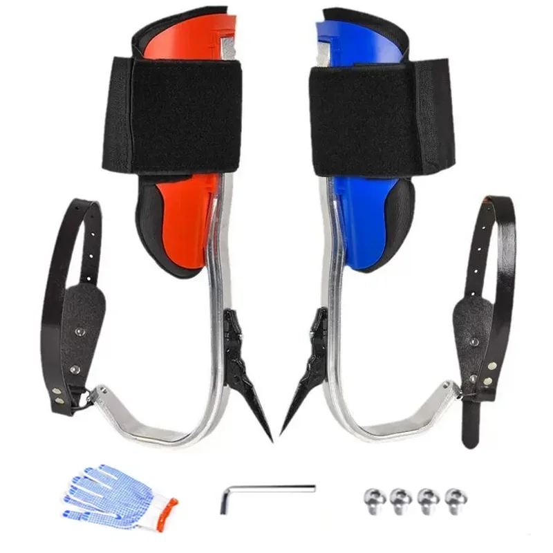 Tree Climbing Nails, Safety Rope Products, Cowhide Material with Steel Nails, Aluminum Alloy Material, Light, Durable and Strong