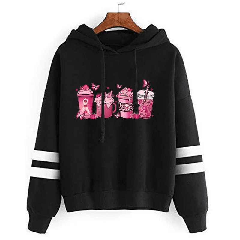 Borstkanker Bedrukte Hoodie Voor Vrouwen Mode Herfst En Winter Pullover Sunisex Creatieve Gepersonaliseerde Sweatshirts