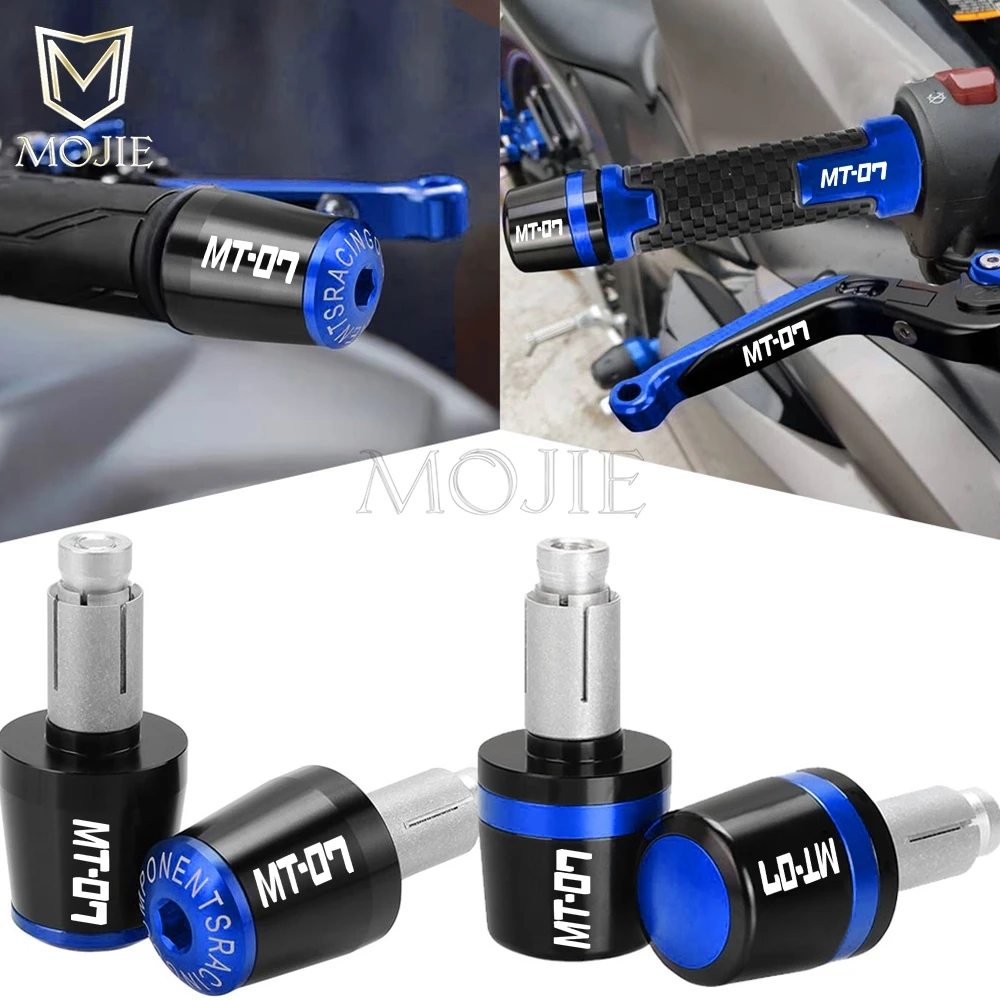 Motorcycle Handle Grips Ends Folding Brake Clutch Levers FOR YAMAHA MT07 MT-07 2014 2015 2016 2017 2018 2019 2020 2021 2022 2023