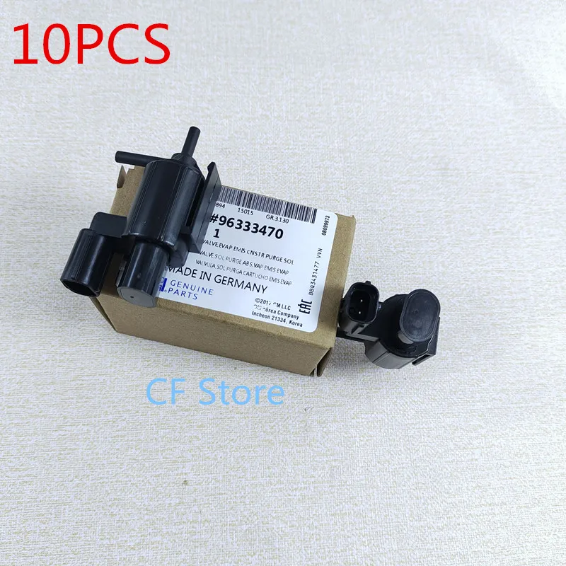 10pcs 96333470 Emission Vacuum Solenoid Valve For Buick Excelle1.6 Chevrolet Aveo Epica Daewoo Lanos Matiz Lacetti