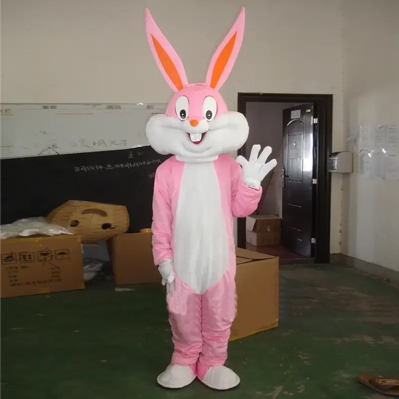2028 High Quality Best Selling Soft Plush Fabric Funny Rabbit Costumes Grey bunny Costumes Mascot for adult