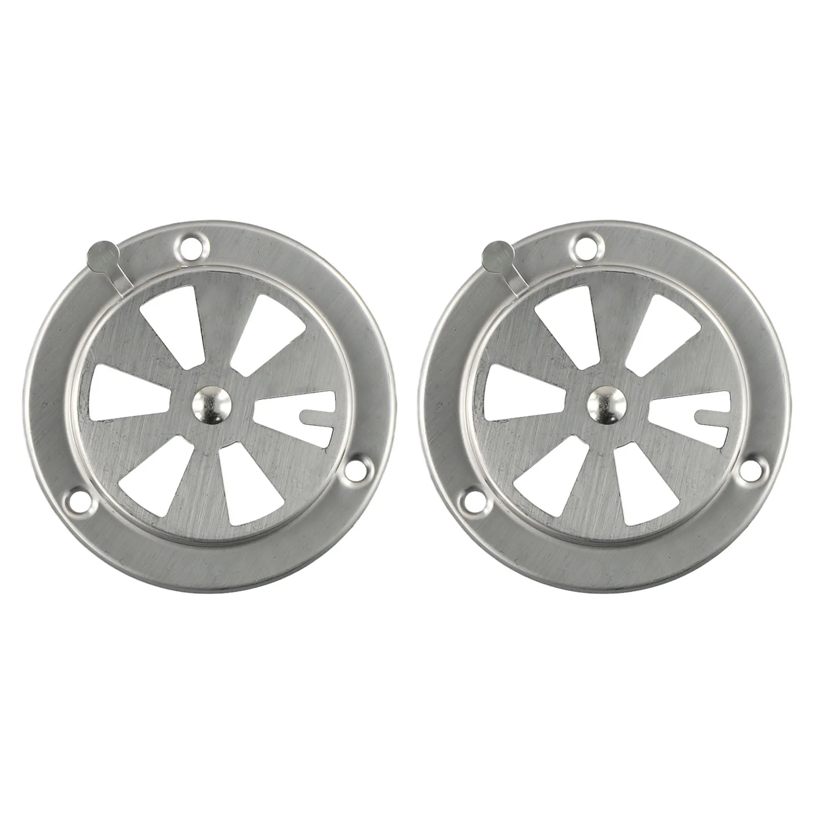 Premium Replacement Parts Smooth Airflow 2pcs Stainless Steel BBQ Grill for exhaust Vent Stove Air Vent Dampers