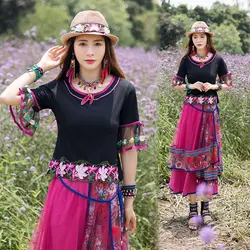 Elegant dresses for women vintage Oriental chinese shirt tang suit female Summer tops traditional dress embroidery lady top