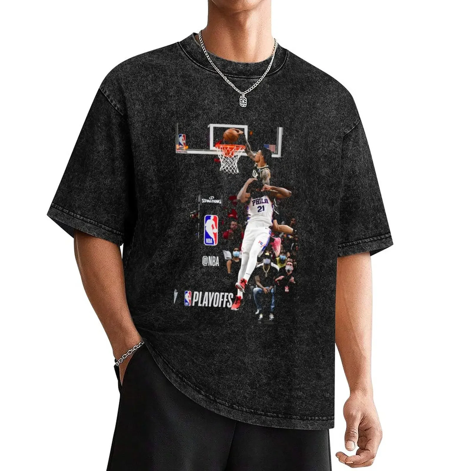 John Collins Dunk On Embiid Essential T-Shirt vintage graphic tee korean fashion mens tall t shirts