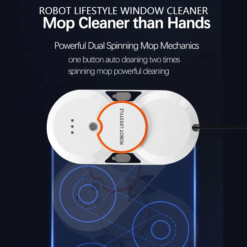 Robotic Window Cleaner Two Sides Automatic Spray Water APP and Remote Control Best Seller Washer Clean Glass Wiper for Home