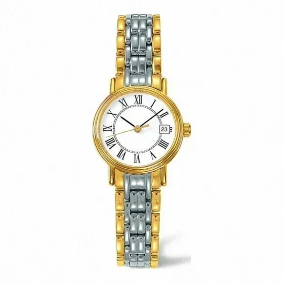 Luxe nieuwe dames automatische horloge mechanische horloges Rose goud Li zilver Rose goud witte wijzerplaat roestvrijstalen armband