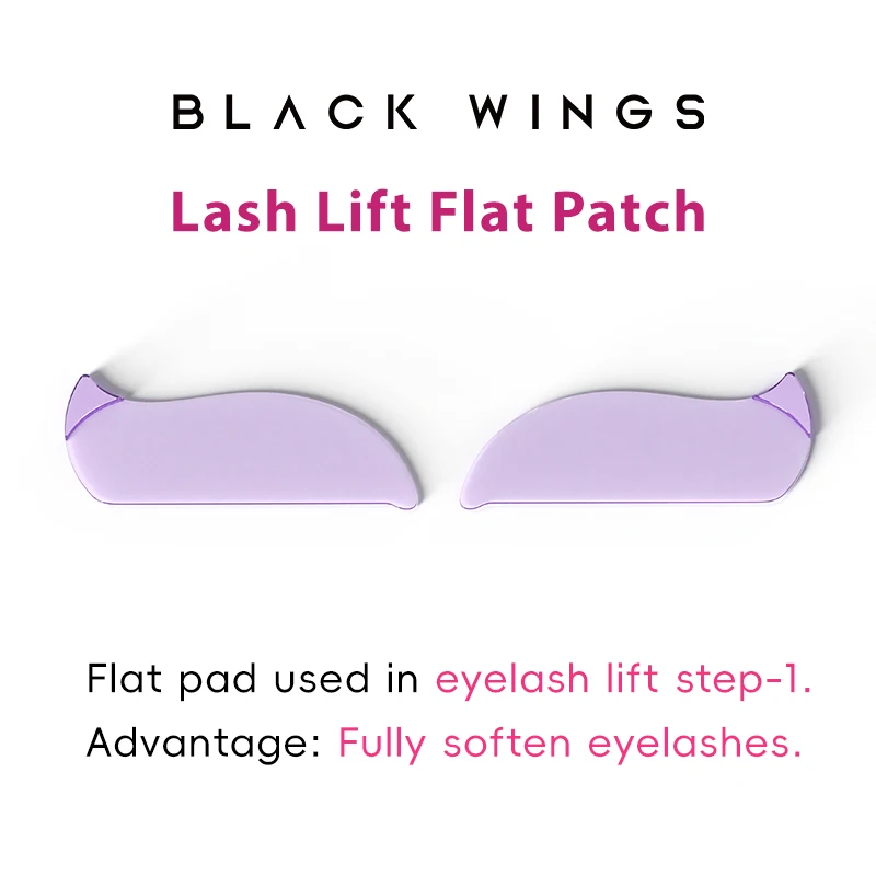 BLACKIWNGS 1PC Silicone Lash Perm Pads Softening Lifting Lashes Rod Shield Self-Adhesive Eyelash Curler Accessories Makeup Tool