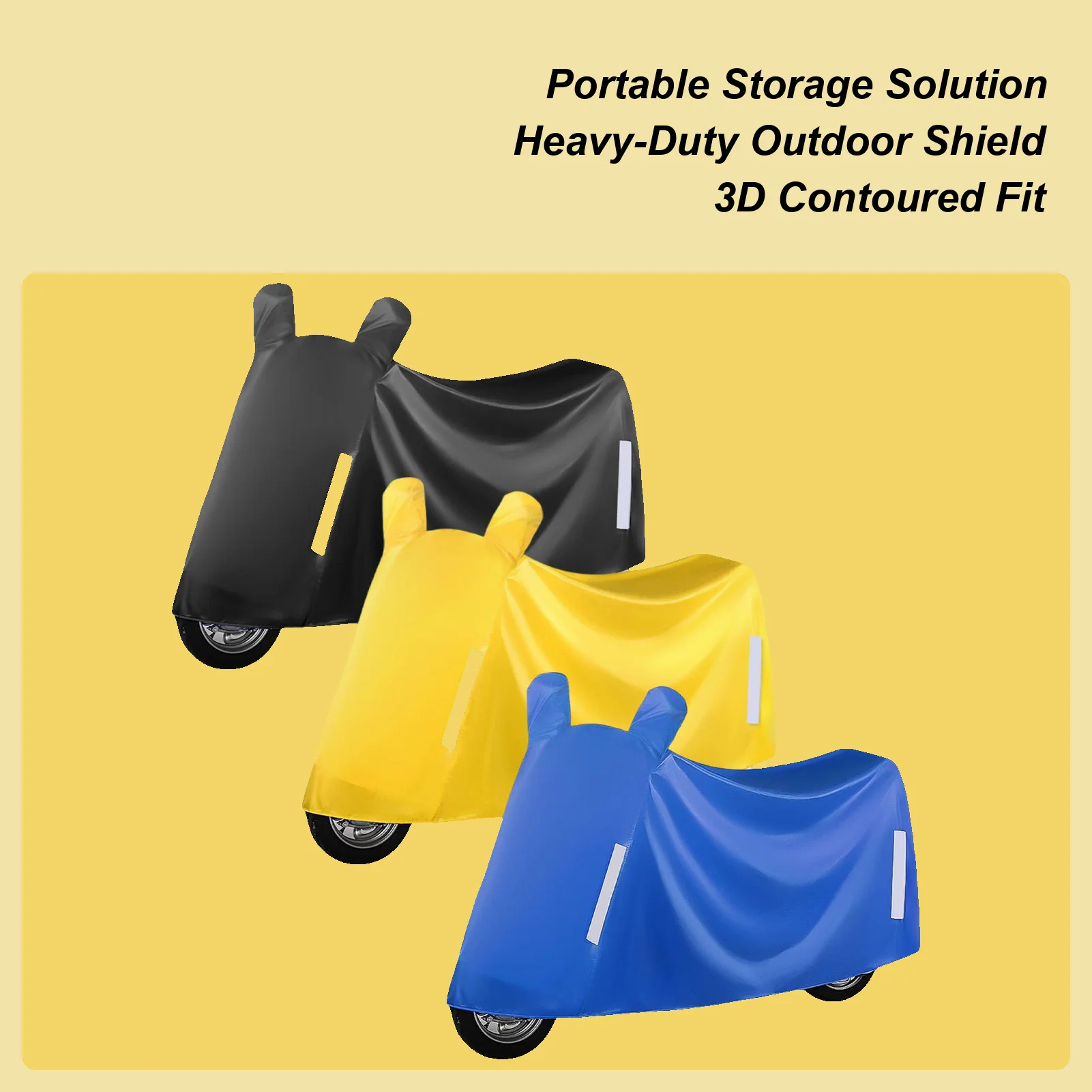 

Чехол для мотоцикла, водонепроницаемый, уличный, с защитой от ультрафиолета, всепогодный, для хранения мотоцикла, дождевик для скутера, электромобиля