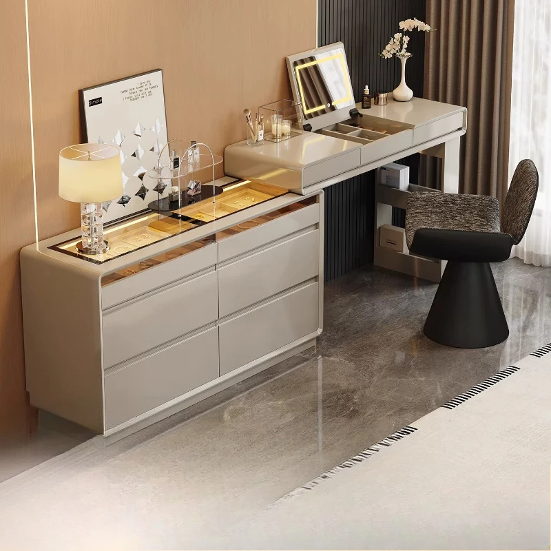 

Minimalist dresser jewelry cabinet integrated, bedroom light luxury bedside cabinet